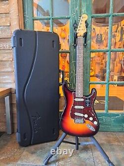 Fender American Pro II Professional Stratocaster Strat 3 Color Sunburst with Case