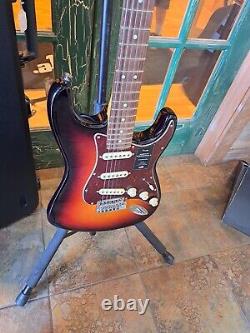 Fender American Pro II Professional Stratocaster Strat 3 Color Sunburst with Case