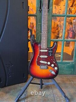 Fender American Pro II Professional Stratocaster Strat 3 Color Sunburst with Case