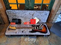 Fender American Pro II Professional Stratocaster Strat 3 Color Sunburst with Case