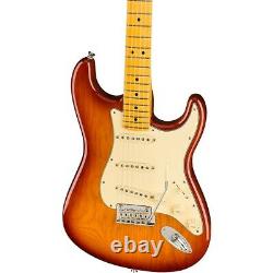 Fender American Pro II Roasted Pine Stratocaster MP FB Guitar Sienna Brst