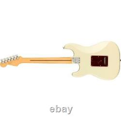 Fender American Pro II Stratocaster Electric Guitar, Maple, Olympic White