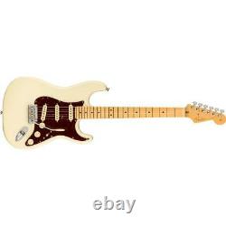 Fender American Pro II Stratocaster Electric Guitar, Maple, Olympic White