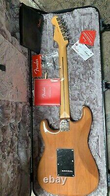 Fender American Pro II Stratocaster Electric Guitar, Maple, Roasted Pine