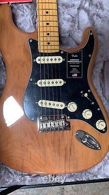 Fender American Pro II Stratocaster Electric Guitar, Maple, Roasted Pine