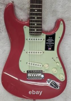 Fender American Professional Classic Stratocaster, Faded Dakota Red with Gig Bag