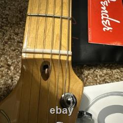 Fender American Professional II Stratocaster 6 String Electric Guitar Cyan