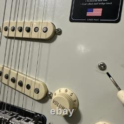 Fender American Professional II Stratocaster 6 String Electric Guitar Cyan