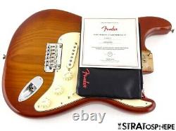 Fender American Professional II Stratocaster LOADED BODY Strat Sienna Sunburst