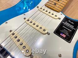 Fender American Professional II Stratocaster with Maple Neck Guitar Miami Blue