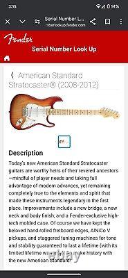 Fender American Standard Stratocaster Sienna Sunburst 2008