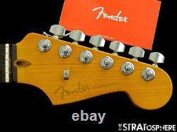 Fender American Ultra II Stratocast Strat, NECK + LOCKING TUNERS, Ebony
