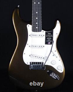 Fender American Ultra II Stratocaster, Ebony FB, Texas Tea