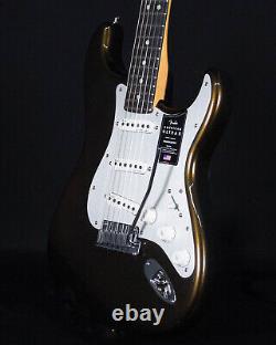 Fender American Ultra II Stratocaster, Ebony FB, Texas Tea