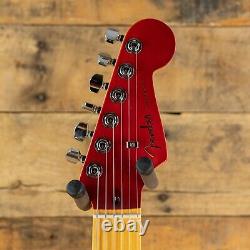 Fender American Ultra Luxe Stratocaster 2021 Plasma Red Burst