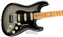 Fender American Ultra Luxe Stratocaster Floyd Rose HSS, Silverburst