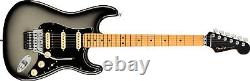 Fender American Ultra Luxe Stratocaster Floyd Rose HSS, Silverburst