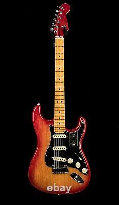 Fender American Ultra Luxe Stratocaster Plasma Red Burst #83421