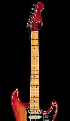 Fender American Ultra Luxe Stratocaster Plasma Red Burst #83421