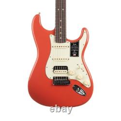 Fender American Ultra Luxe Vintage'60s Stratocaster HSS Rosewood Fiesta Red