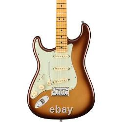 Fender American Ultra Stratocaster Maple FB Left-Handed Guitar Mocha Burst