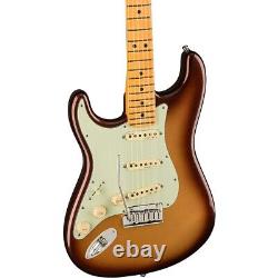 Fender American Ultra Stratocaster Maple FB Left-Handed Guitar Mocha Burst
