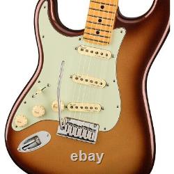 Fender American Ultra Stratocaster Maple FB Left-Handed Guitar Mocha Burst