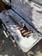 Fender American Ultra Usa Stratocaster- Rosewood, Arctic Pearl White With Ohsc