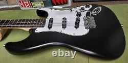 Fender Black Matte Debut Squier WithMajor Upgrades