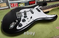 Fender Black Matte Debut Squier WithMajor Upgrades