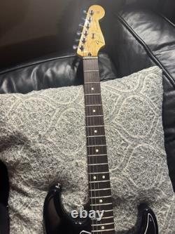 Fender Blacktop Stratocaster HSS MX11 MIM with DiMarzio Pickups + ESP Gig Bag