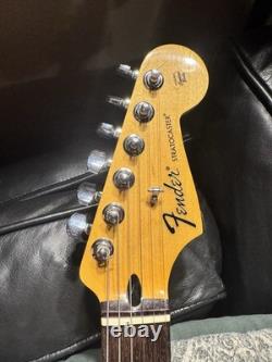 Fender Blacktop Stratocaster HSS MX11 MIM with DiMarzio Pickups + ESP Gig Bag