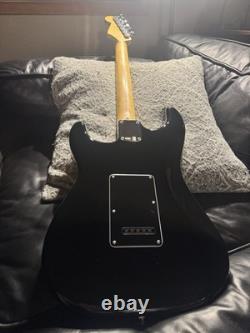 Fender Blacktop Stratocaster HSS MX11 MIM with DiMarzio Pickups + ESP Gig Bag