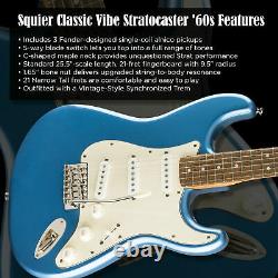 Fender Classic Vibe'60s Stratocaster, Lake Placid Blue Electric Guitar-Open Box