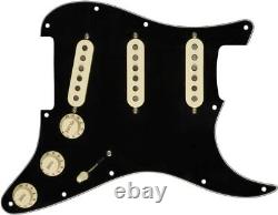 Fender Custom 69 Prewired Stratocaster Pickguard, 13.3x10.9x2.2 3-Ply Black