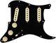 Fender Custom 69 Prewired Stratocaster Pickguard, 13.3x10.9x2.2 3-ply Black