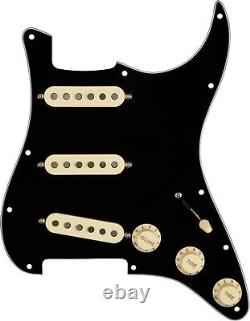 Fender Custom 69 Prewired Stratocaster Pickguard, 13.3x10.9x2.2 3-Ply Black