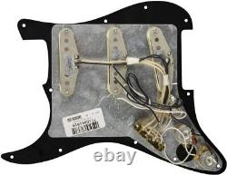 Fender Custom 69 Prewired Stratocaster Pickguard, 13.3x10.9x2.2 3-Ply Black