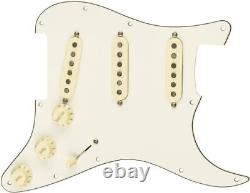 Fender Custom 69 Prewired Stratocaster Pickguard, 13.5x12.75x2.25 3-ply White