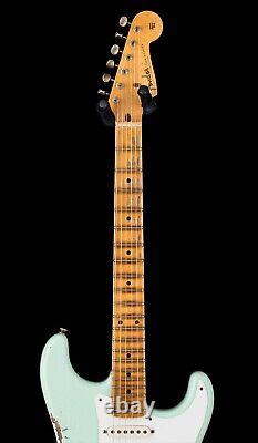 Fender Custom Shop 1958 Stratocaster Relic Super Faded Aged Surf Green #77293