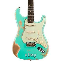 Fender Custom Shop 1960 Stratocaster Heavy Relic Guitar Faded Aged Surf Green