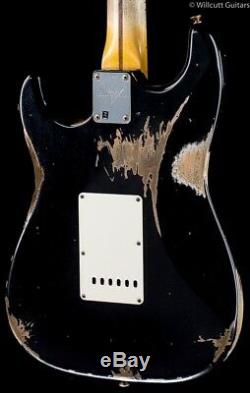 Fender Custom Shop 2019'59 Stratocaster Heavy Relic Aged Black (873)