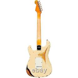 Fender Custom Shop'61 Stratocaster Heavy Relic Guitar Vintage White/Sunburst