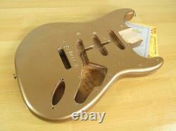 Fender Custom Shop 65 Relic Stratocaster Body 3lb 14oz Fire Mist Gold Met Nitro