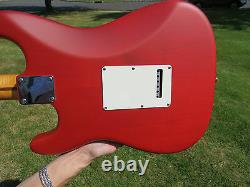Fender Custom Shop Deluxe Stratocaster Crimson Flame Maple Top ABBY PICKUPS