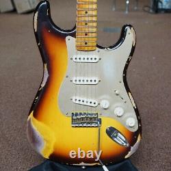 Fender Custom Shop LMT'58 Stratocaster Heavy Relic Faded Aged Chocolate 3-Colo