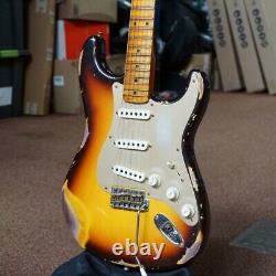 Fender Custom Shop LMT'58 Stratocaster Heavy Relic Faded Aged Chocolate 3-Colo