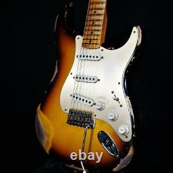 Fender Custom Shop LMT'58 Stratocaster Heavy Relic Faded Aged Chocolate 3-Colo