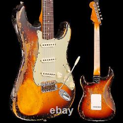 Fender Custom Shop LTD'60 Dualmag II Stratocaster Super Heavy Relic, 3-Color SB