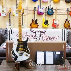 Fender Custom Shop White Lightning Stratocaster HSS Floyd Rose Black Guard Black